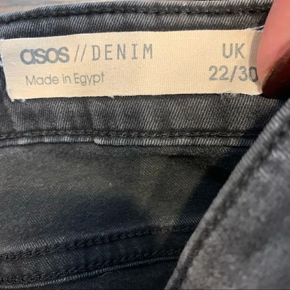 ASOS Denim Black Jeans Plus Size 18 - Picture 10 of 10